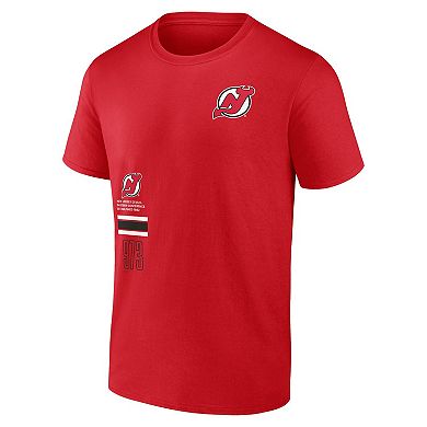 Men's Fanatics Branded Red New Jersey Devils Represent T-Shirt