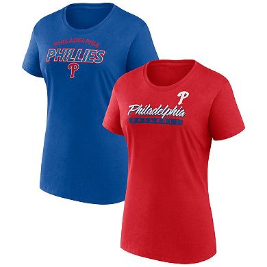 Women's Fanatics Branded Philadelphia Phillies Risk T-Shirt Combo Pack