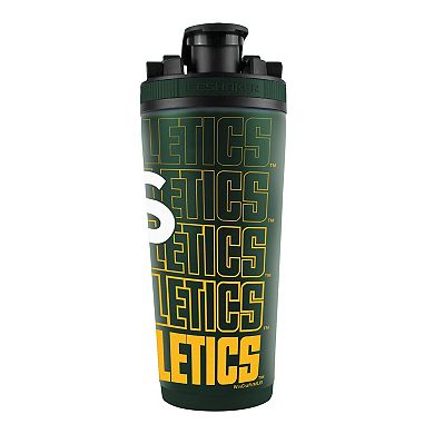 Oakland Athletics 26oz. 4D Stainless Steel Shaker Bottle