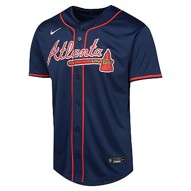 Youth Nike Ronald AcuÃ±a Jr. Navy Atlanta Braves Alternate Limited Player Jersey
