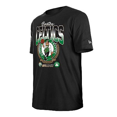 Unisex New Era Black Boston Celtics Summer Classics T-Shirt