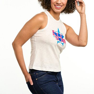 Women's Lusso White Houston Astros Lourdes Tank Top