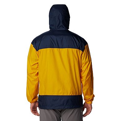 Men's Columbia Gold West Virginia Mountaineers Flash Challenger Omni-Shade Full-Zip Windbreaker Hoodie Jacket