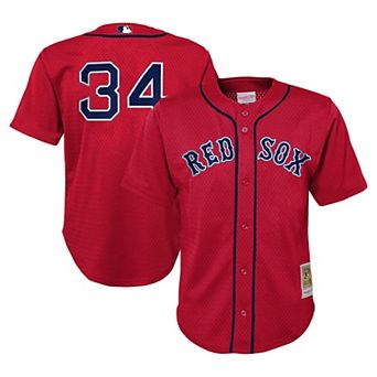 Toddler Mitchell & Ness David Ortiz Red Boston Red Sox Cooperstown Collection Mesh Batting Practice Jersey