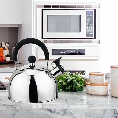 Stainless Steel Whistling Tea Kettle, 2.5-quart