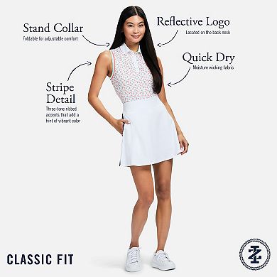 Women's IZOD Ally Printed Sleeveless Polo