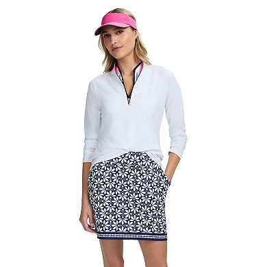 Women's IZOD Paloma Knit Quarter-Zip Pullover