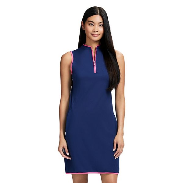 Women's IZOD Lacey Quarter Zip Court Dress