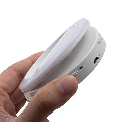 Mini Led Selfie Ring Light With Mirror & Clip, Dimmable, 36 Beads, Usb Powered