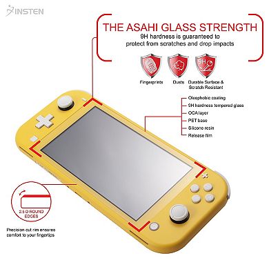 2-pack Tempered Glass Screen Protector Compatible With Nintendo Switch Lite