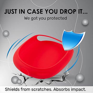 For Airpods Max Headphone Earcups Protector Case Silicone Ear Cups Cover Red