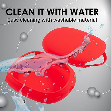 For Airpods Max Headphone Earcups Protector Case Silicone Ear Cups Cover Red