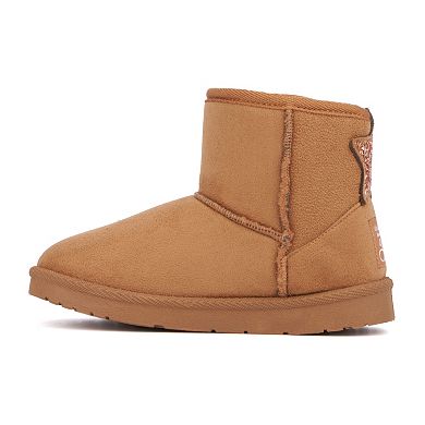 Olivia Miller Girls' Sparkle Star Boots