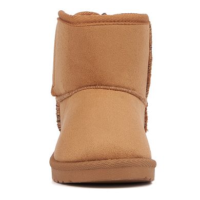 Olivia Miller Girls' Sparkle Star Boots