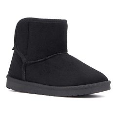 Kohls girls black boots deals