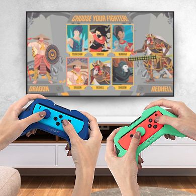 4 Pack Controller Grips Compatible With Switch Joy-con Console Accessory Holder