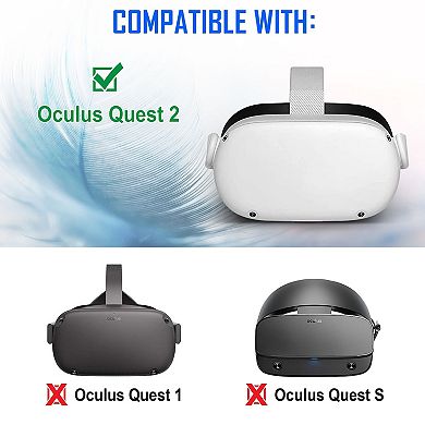 Head Back Padding For Oculus Quest 2 Vr Headset Soft Tpu Cushion Pad Accessories