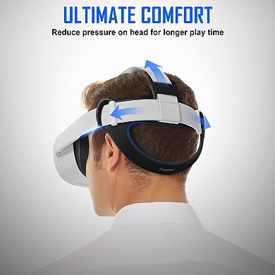 Head Back Padding For Oculus Quest 2 Vr Headset Soft Tpu Cushion Pad Accessories