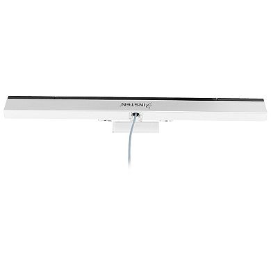 New Wired Infrared Ray Sensor Bar For Nintendo Wii Wii U Black With Silver Us
