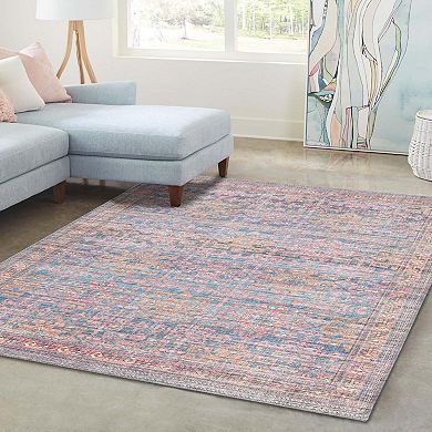 Unique Loom Bliss Nostalgia Boho Patterned Throw or Area Rug