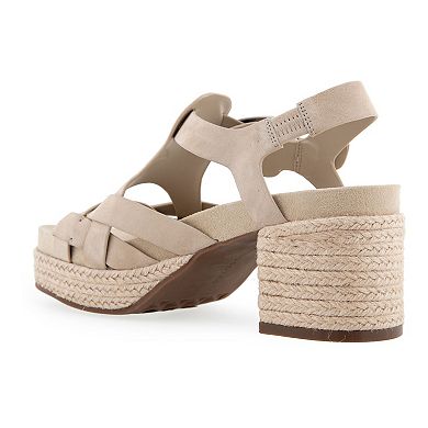 Aerosoles Chatham Women's Suede Platform Heeled Sandals