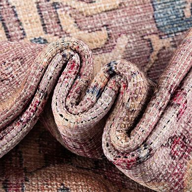 Unique Loom Katie Nostalgia Boho Patterned Throw or Area Rug