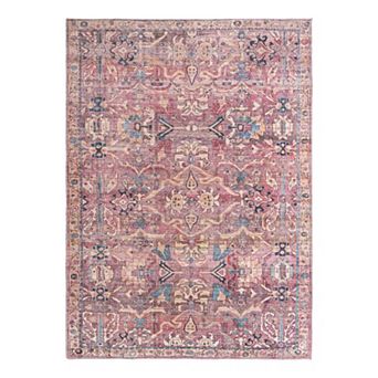 Unique Loom Katie Nostalgia Boho Patterned Throw or Area Rug