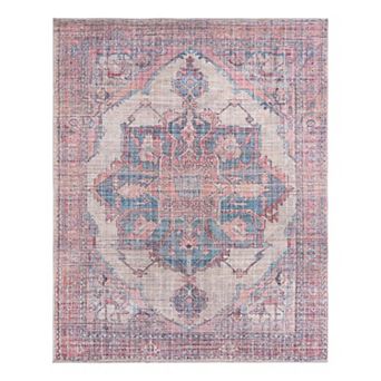Unique Loom Ella Nostalgia Boho Medallion Area Rug