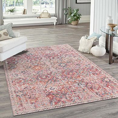 Unique Loom Gossamer Nostalgia Patterned Area Rug