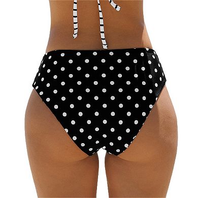 Cupshe Reversible Voyage Star Party Cross Back Bikini Bottoms