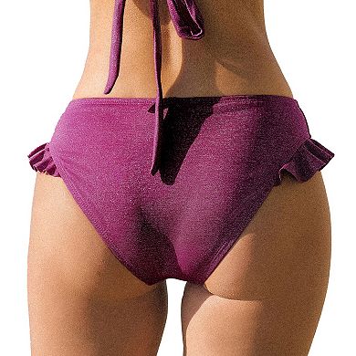 Women's Cupshe Ruffle Hipster Bikini Bottom