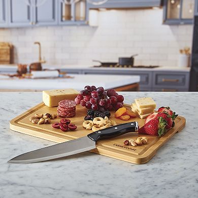 Farberware® 11-Compartment Snackle Box with Locking Bamboo Cutting Board Lid