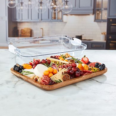 Farberware® Build-a-Board Acacia Charcuterie Board with Lid