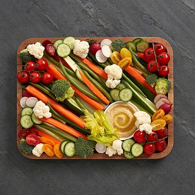 Farberware® Build-a-Board Acacia Charcuterie Board with Lid