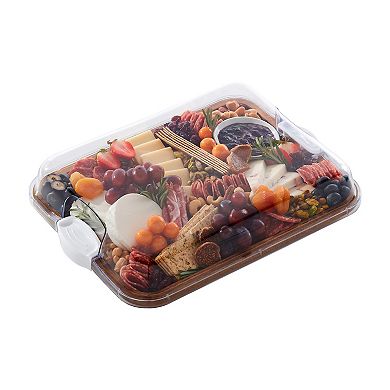 Farberware® Build-a-Board Acacia Charcuterie Board with Lid