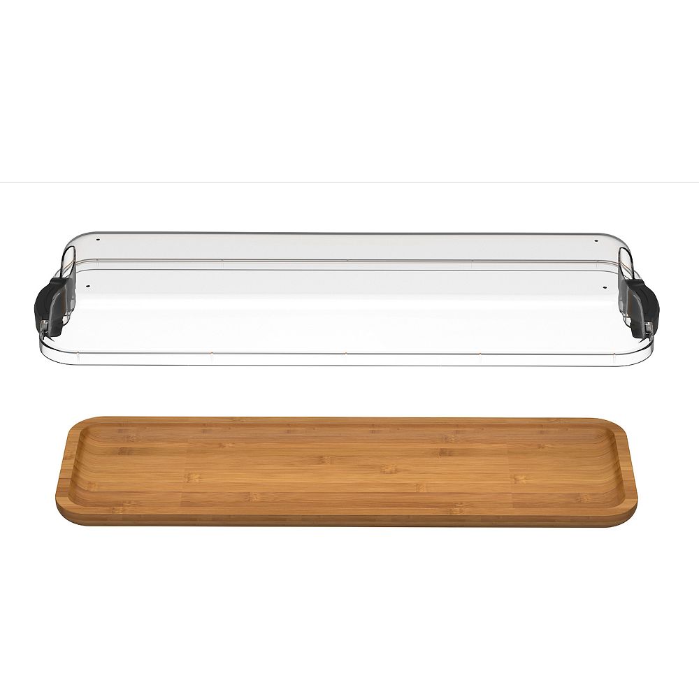 Rectangle Bamboo Charcuterie Board with Lid