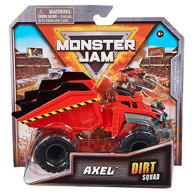 Monster Jam Axel Dirt Squad 1:64 Die-Cast Dump Truck Monster Truck