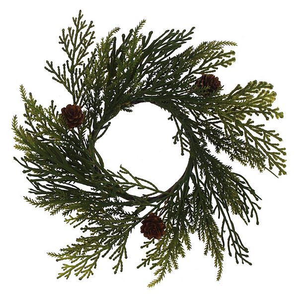 St. Nicholas Square® Mini Artificial Greenery Wreath - Multi