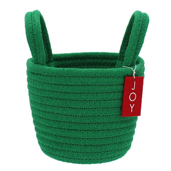 St. Nicholas Square® Woven Basket - Green