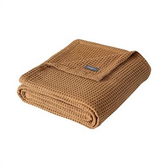 Eddie Bauer EB Solid Waffle Blanket