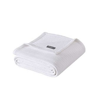 Eddie Bauer EB Solid Waffle Blanket