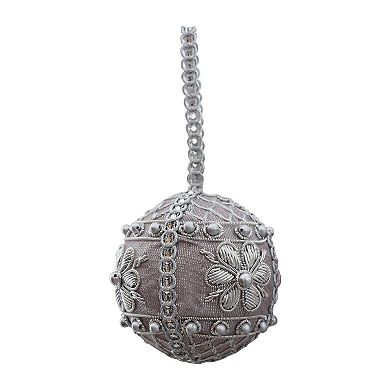 St. Nicholas Square Embroidered Bauble Orment