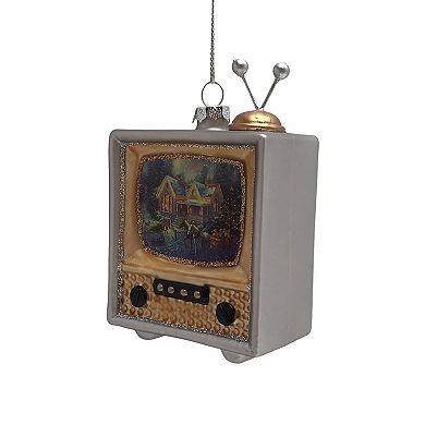St. Nicholas Square Vintage TV Ornament
