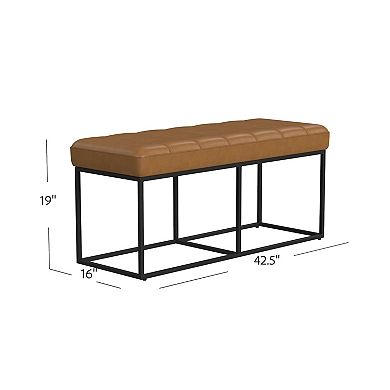 HomePop Theodore Industrial Bench