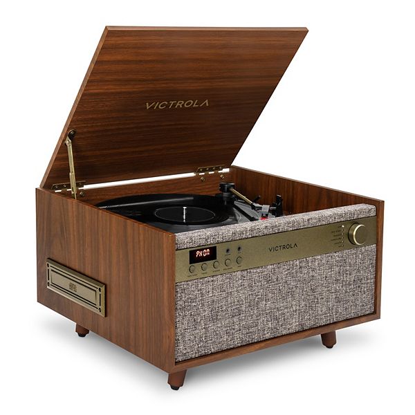 Victrola Century 6-in-1 Music Center - Brown