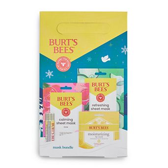 Burt's Bees 4-Pack Mask & Lip Bundle Gift Set