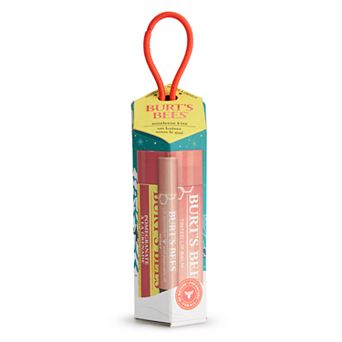 Burt's Bees 3 pc Mistletoe Kiss Lip Balm, Tinted Lip Balm and Lip Shimmer Set