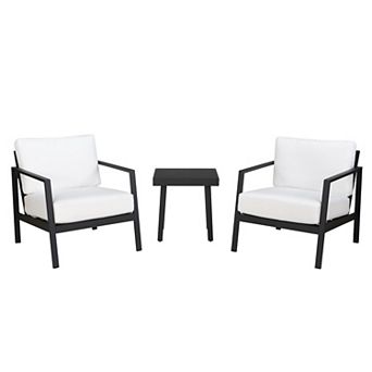 Linon Holland 3 pc Outdoor Table and Chairs Set