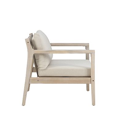 Linon Teagon 3-Piece Outdoor Table and Chairs set