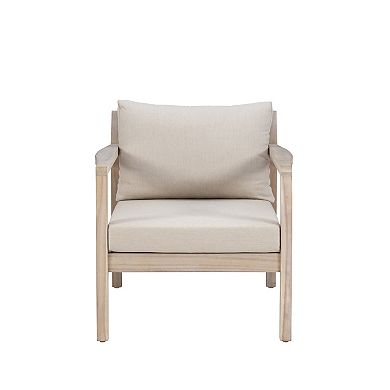 Linon Teagon 3-Piece Outdoor Table and Chairs set